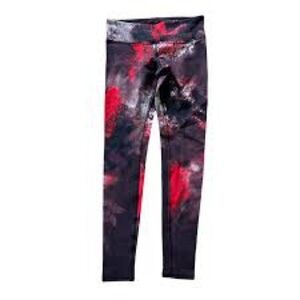 Alo Yoga Airbrush Ruby Red Smoke Leggings Yoga Pants Size : Large